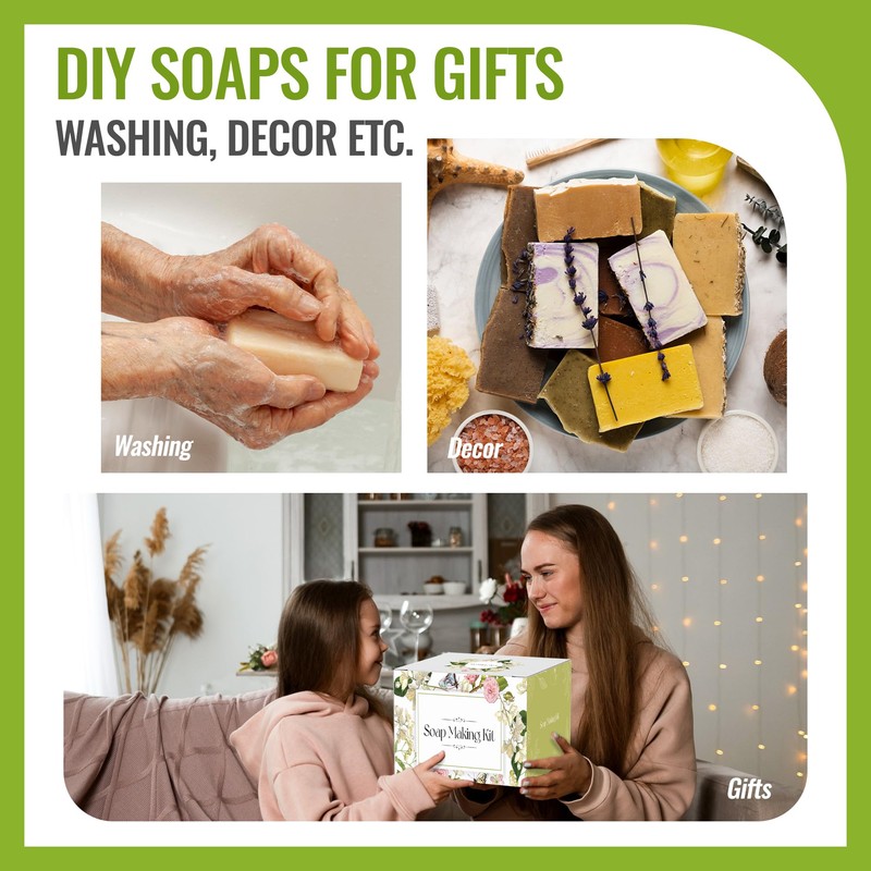 LFISGNN Soap Making Kit with Electronic Hot Plate for Adults