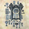 Finnabair Decor Moulds 5"X8"-Lock & Keys