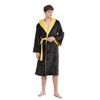 Unpifolov Men Women Flannel Bathrobe Four College Styles Magic Robe