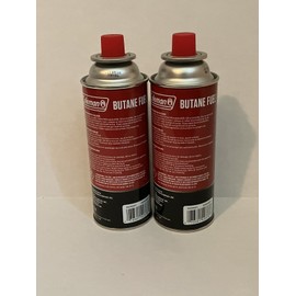 Coleman 2 Cans 8.8 Oz Of Coleman Butane Stove Camp Fuel