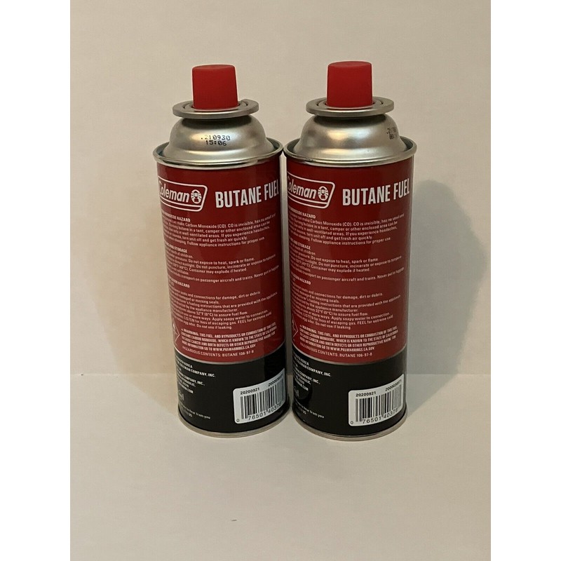 Coleman 2 Cans 8.8 Oz Of Coleman Butane Stove Camp