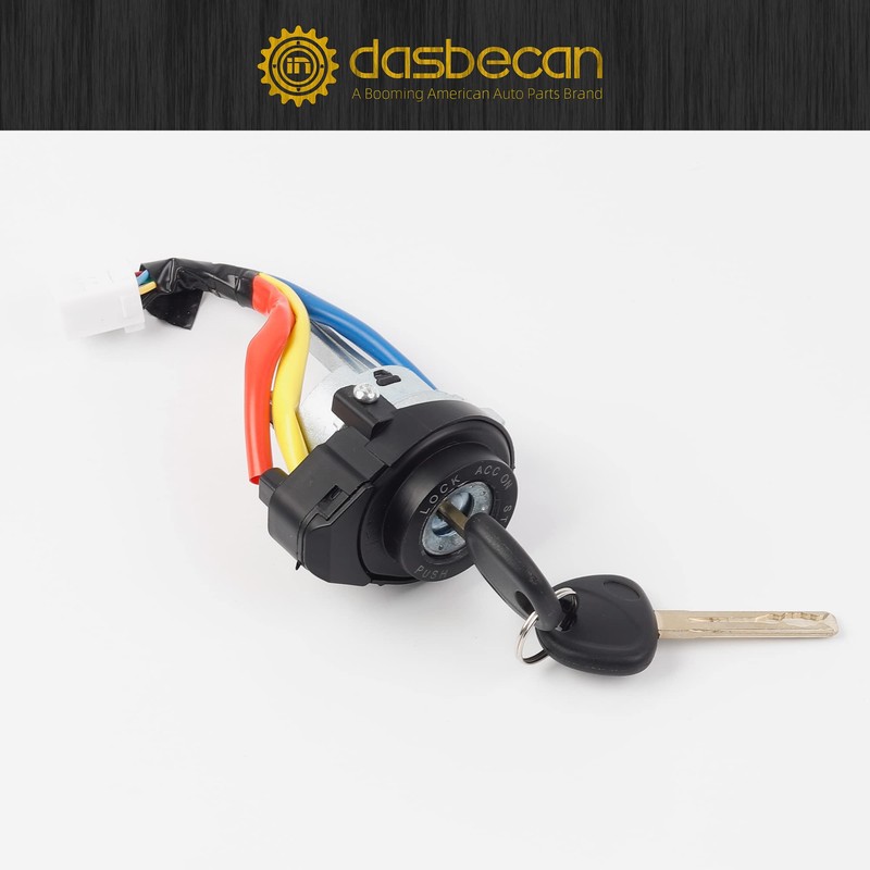 Dasbecan Ignition Switch Door Lock Cylinder with 2 Keys Compatible