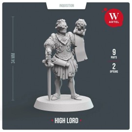 Artel W Miniatures High Lord of Terra- Artel W- Inquisitor - Guard Commissar Space Marine