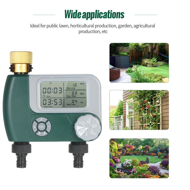 Programmable Digital Hose Faucet Timer Outdoor Battery Operated Automatic Watering