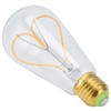 Light Bulb Love Peach Heart Shaped Transparent LED Filament Lamp