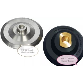 Roxx Tools wet polisher grinder 4" aluminum rubber backing pad stone concrete marble sander