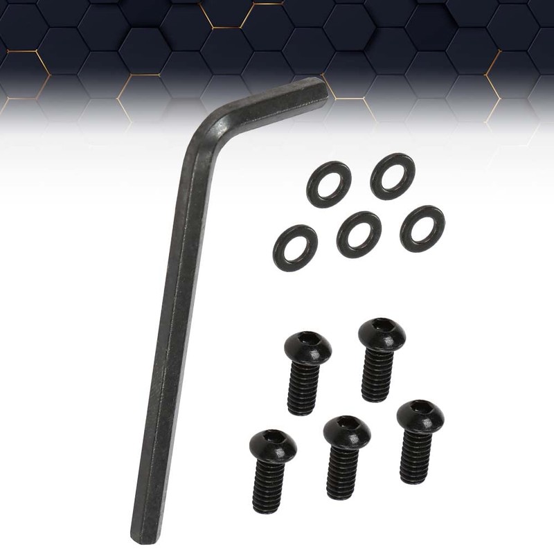 PIT66 Black 10pcs Stainless Allen Screw Bolt kit Compatible with