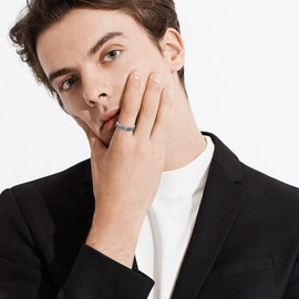 Celtic Knot Rings Men, 925 Sterling Silver Celtic Knot Adjustable Open Ring for Women Celtic Jewellery Punk Rings Valentine's Day Celtic Thumb Ring Girls Spiral, Sterling Silver, Zircon