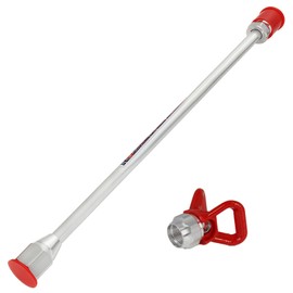 15-inch Airless Paint Sprayer Gun Extension & 7/8" Thread RAC X Tip Guard