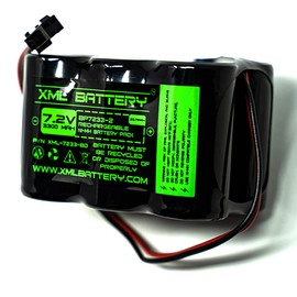 XML Battery (1 Pack) SBP234 Birdog USB Satellite Finder Meter Battery 2.5 3 4 Bir-Dog BP7233-2 BIRDOGUSBPLUS