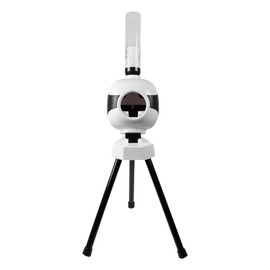 LIAPDG Automatic Badminton Serve Machine, Portable Badminton Training Device Adjustable Angles Automatic Rebound Badminton with Two Power Modes Serving Frequency 4-6s/Ball