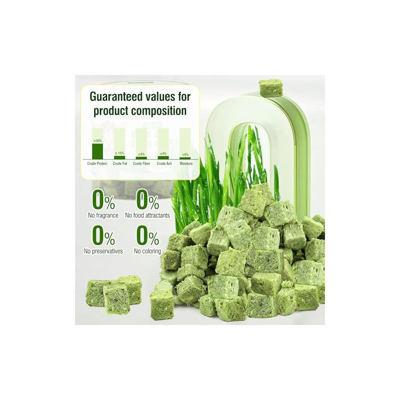 Juguetes de Hierba para Gato, Comestibles Juguetes Masticables Natural para