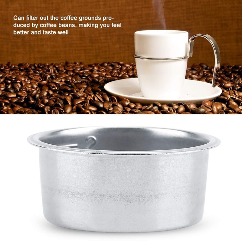 Stainless Steel Coffee Filter 51mm Non-pressurized Filter Porous Filter Basket