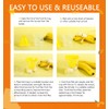 6 Pack Reusable Fruit Fly Trap, Non-Toxic Fruit Fly Catcher,