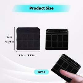 Lyivisk 6 Stück Helmpolster Set Universal Kinnpolster Innenpolster für Motorrad Fahrradhelme Komfortable Polster Fahrradhelm Ersatz für sicheren Halt Helmpolster Fahrradhelm Zubehör (Schwarz)