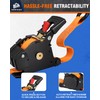 METOWARE Retractable Ratchet Straps (4-Pack) - 1 in x 10