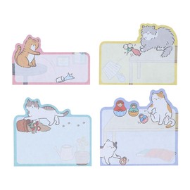 Sun-Star Stationery Sticky Notes, Can Be Used From Your Favorite Patterns, Prank Squad Cat Fusen S2852950