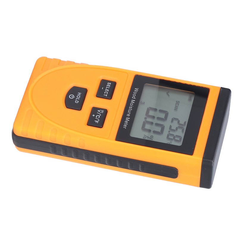 Inductive Wood Moisture Meter High Accuracy LCD Display Lumber Moisture