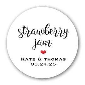 CUSTOMIZE WITH YOUR OWN JAM FLAVOR, Jelly, Canning Labels, Wedding, Baby Shower, Christmas, Gifts, Holiday, Favors, Made With Love, Homemade With Love