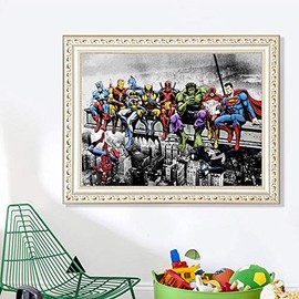 DIY 5D full diamond painting set, crystal diamond rhinestone painting set for adults and beginners, embroidery art craft home decoration 12x16 inches