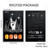 RIICFDD Fall Pres On Nails - Short Almond Shape Acrylic