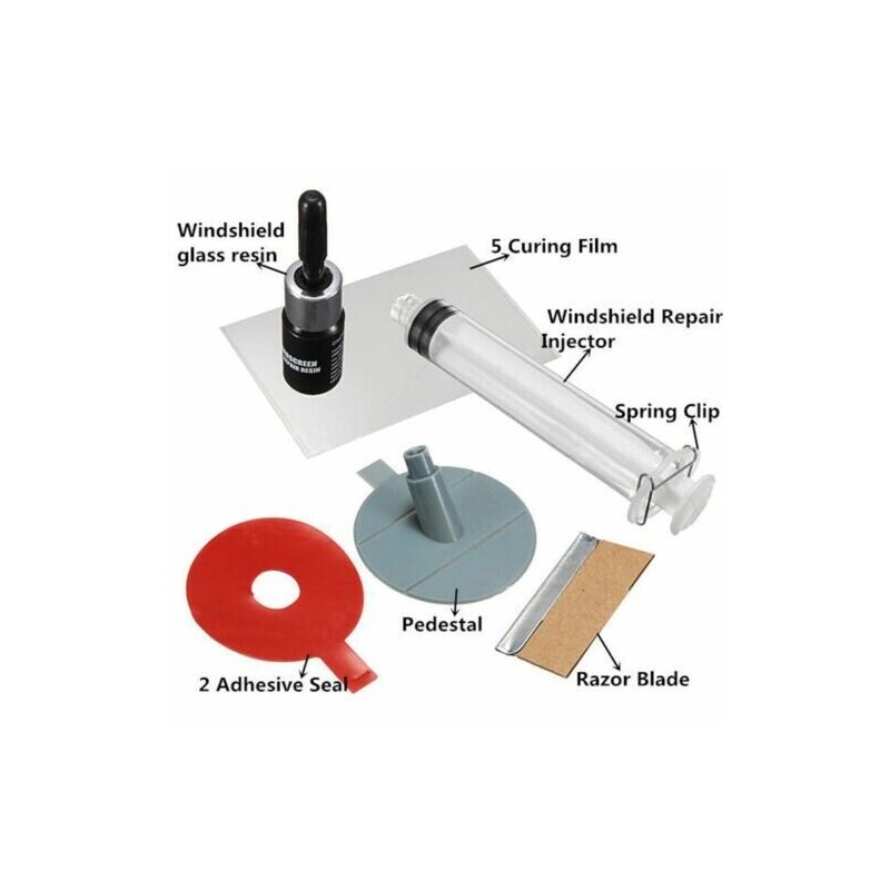 Windscreen Windshield Repair Tool Set DIY Car Kit Wind Glass
