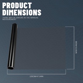 Car Light Tint Film, Vinyl Wrap for Cars, 12×48 Inches Self-Adhesive Tail Lamps Fog Lamps Vinyl Wrap, Auto Exterior Accessories Light Cover Protection Film Universal for Most Vehicles