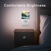 Oeaskly Mountain Night Light,Green Mountains Golden Sunset Plug in Night