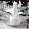 Textile Do 100% Egyptian Cotton White Napkins For Hotel Party