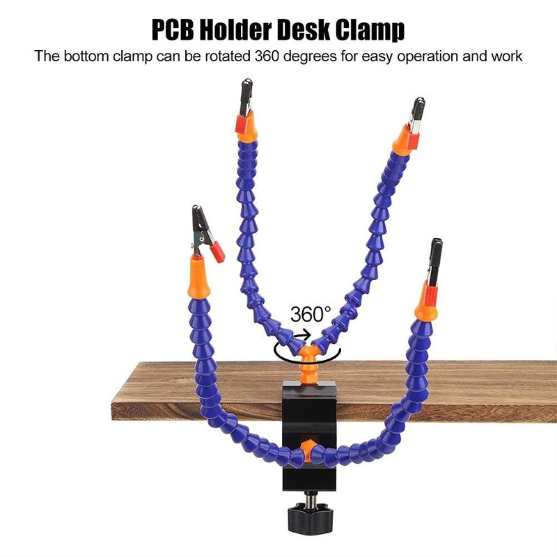 Octopus Clamp Circuit Board Fixing Tool Desk Clamp Flexible Arm
