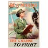 Be a Marine - Woman Recruitment - WW2 Poster-12 x