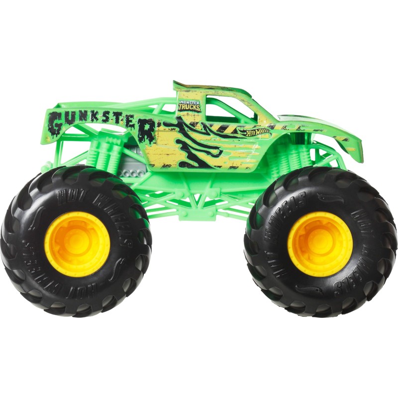 Hot Wheels Monster Trucks, Oversized Monster Truck, 1:24 Scale Die-Cast
