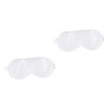 Healeved 2pcs Silk Sleeping Eye Mask Breathable Blindfold for Comfortable