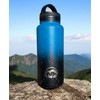 Stainless Steel Insulated Water Bottle, 32 oz, Blue Galaxy Design