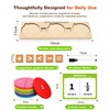 Wooden Fraction Manipulatives, Fraction Tiles & Circles,Montessori Math Toys for
