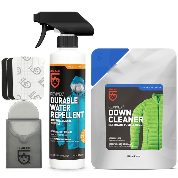 GEAR AID Revivex Down Care Kit for Jackets and Sleeping
