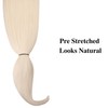 Braiding Hair Pre stretched Blonde Prestretched Pre sectioned Hypoallergenic Knotless