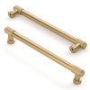 Asidrama 10 Pack 6.3 Inch(160mm) Champagne Bronze Cabinet Pulls Knurled