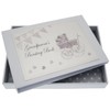 White Cotton Cards Grandparent's Boasting Book Tiny Album (Silver Pram