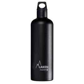 Laken Trinkflasche Futura Schmal, Black, 0.75 Liter, TE7N