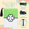Card Binder Gem Card Holder Album Trading Cards Holder Zipper