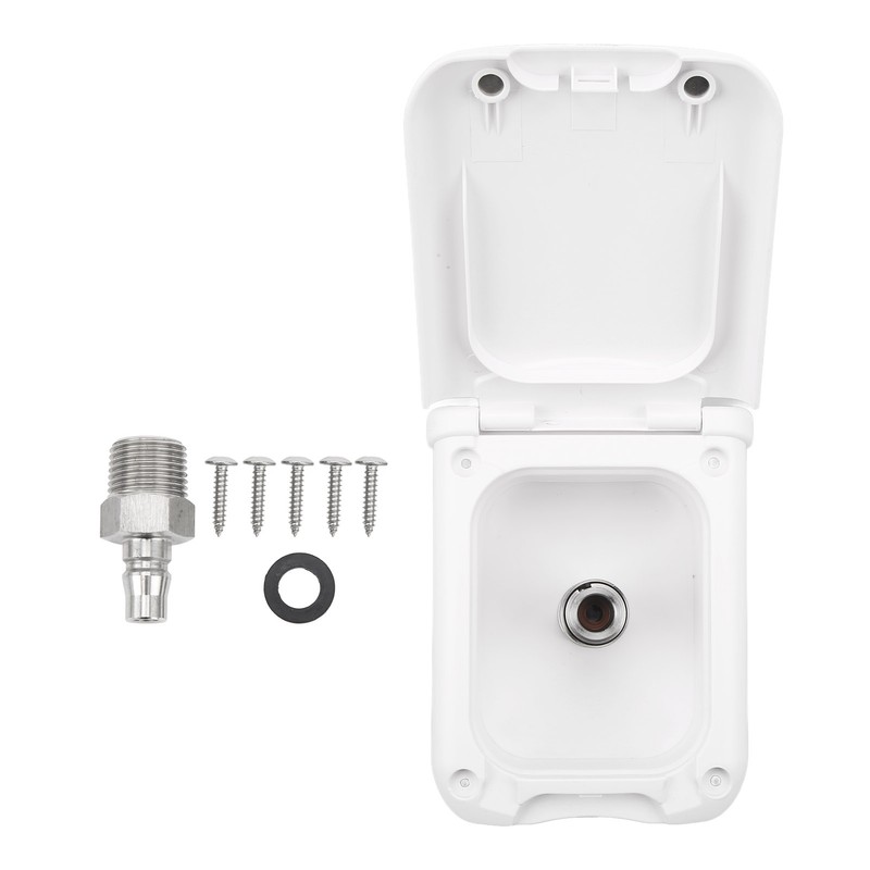 RV Water Inlet Hatch with Magnetic Cover High Hardness Wearproof