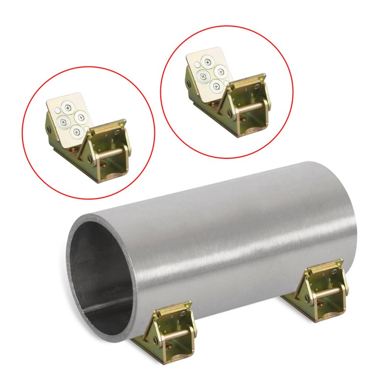 JOYOKYOPK Heavy Duty 4-1/4" Magnetic V-Pads Kit 4 PCS Welding