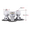 SUBRILLI 2-Pcs 50mm Mini Engraving Diamond Saw Blade with RemovabIe