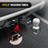 Nilight Trailer Hitch Ball Mount with 2-5/16Inch Trailer Ball &