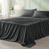 Anluoer Dark Grey Twin Comforter Set 5 Pieces, Bed in