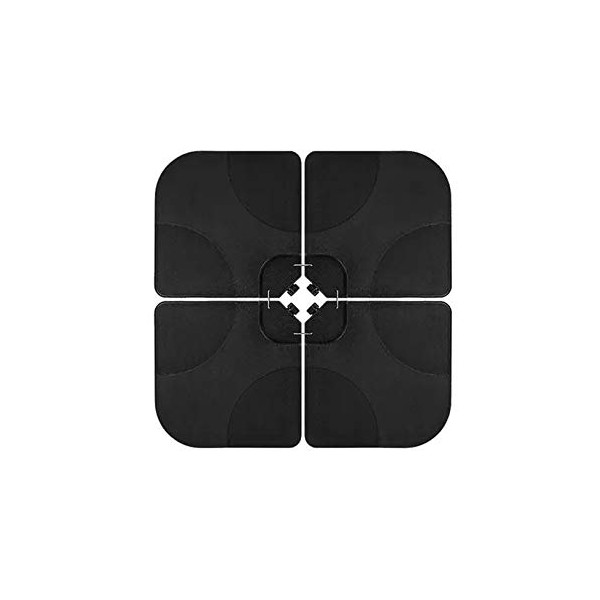 eZone 4-Piece Cantilever Offset Patio Circular Umbrella Stand, Base Fills