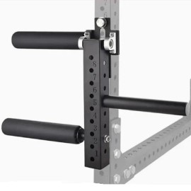 NEW Leg Curl and Extension Attachment for Squat Rack - Heavy Duty Adjustable, Home Gym & Commercial Fitness EquipmentColor: Black, Size: For 5/8 inch hole diameter