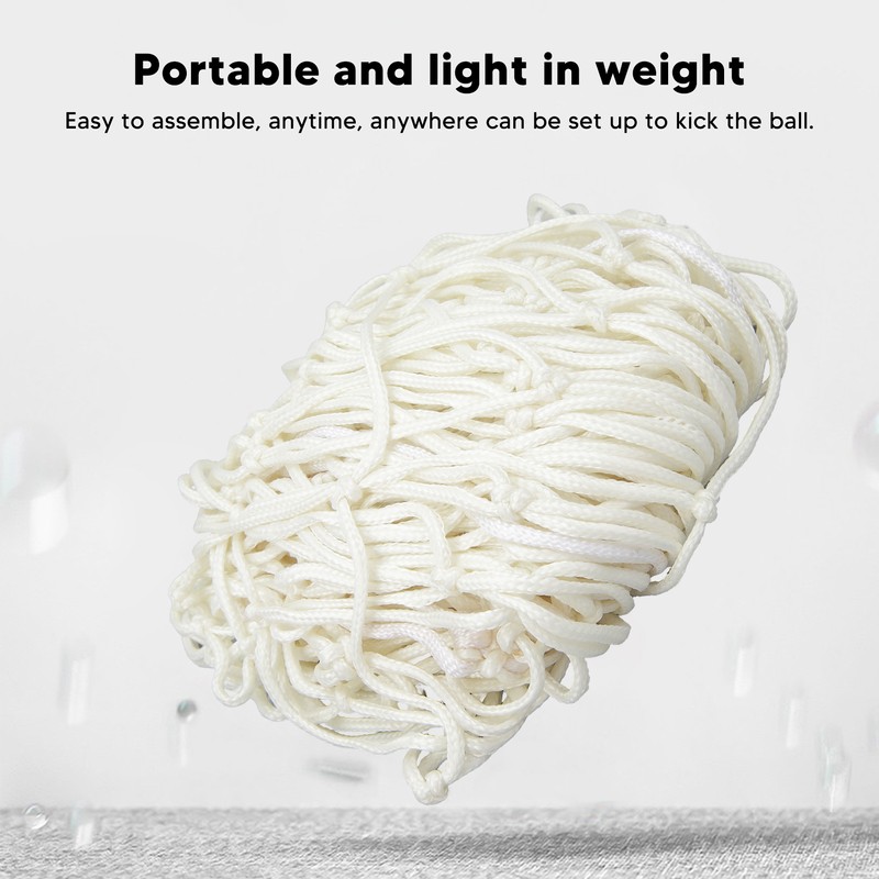 Soccer Goal Net Luminous Polyester Easy To Assemble Soccer Replacement