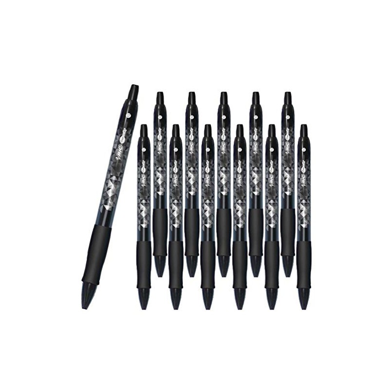12 x BIC Gel-ocity Quick Dry Special Edition Retractable Gel